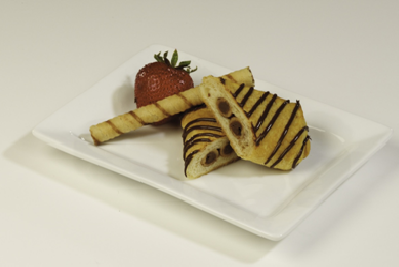 Chocolate Pirouline Croissants