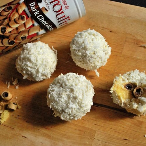 Pirouline Coconut Cake Balls