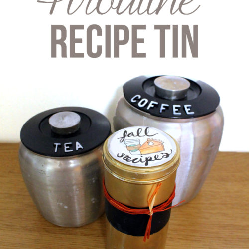 Tin using an Empty Pirouline Cookie Tin