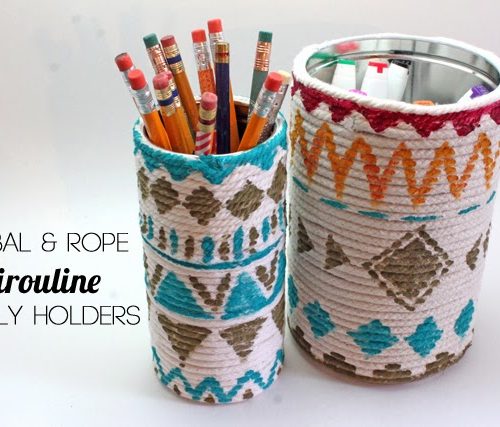 Tribal and Rope Pirouline Supply Holders