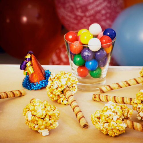 Pirouline Cookie Caramel Popcorn Balls