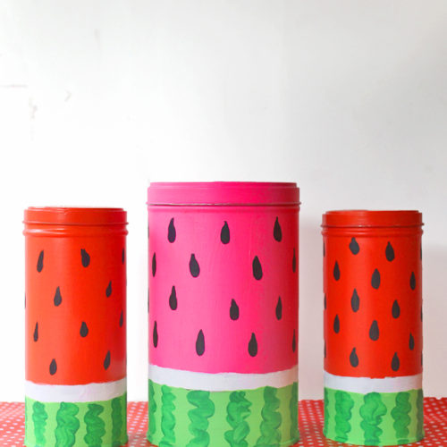 Pirouline DIY Watermelon Tins