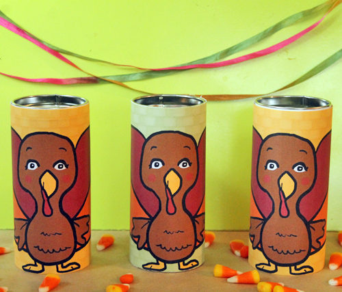 DIY Turkey Tins + Free Printable