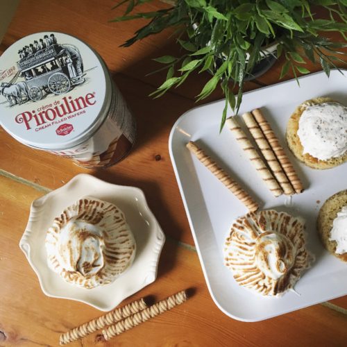 Pirouline Mini Baked Alaskas