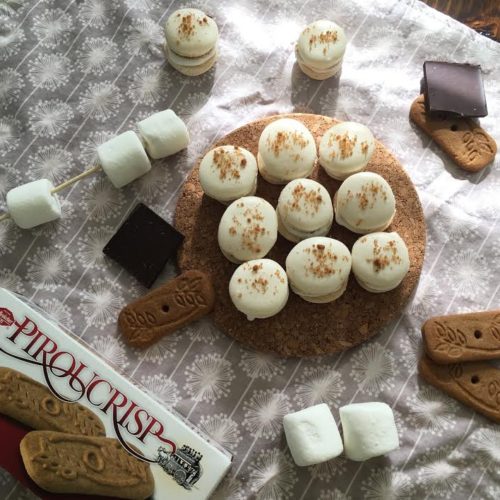 Piroucrisp S’mores Macarons