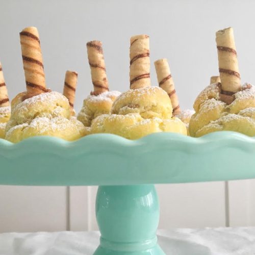 Hazelnut Cream Puffs